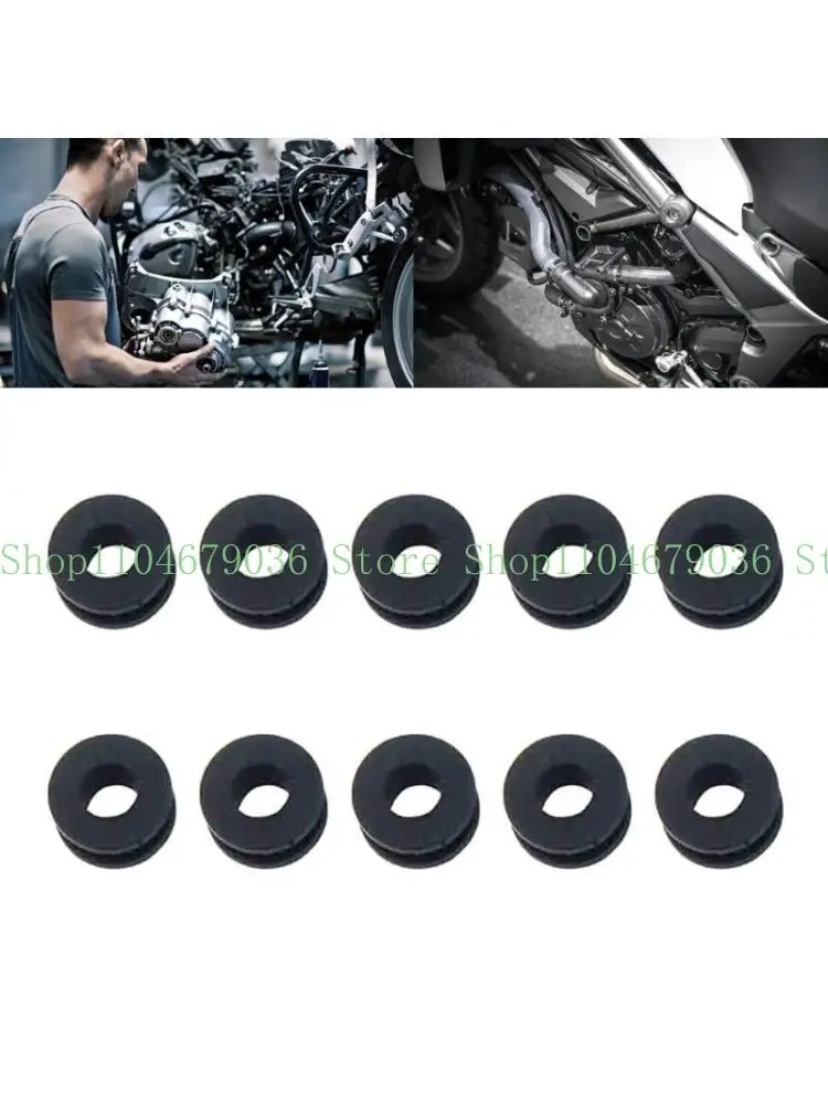 652F Motorcycle Rubber Side Cover Grommets 10Pcs For  600RR 600 F4 F4i 250R
