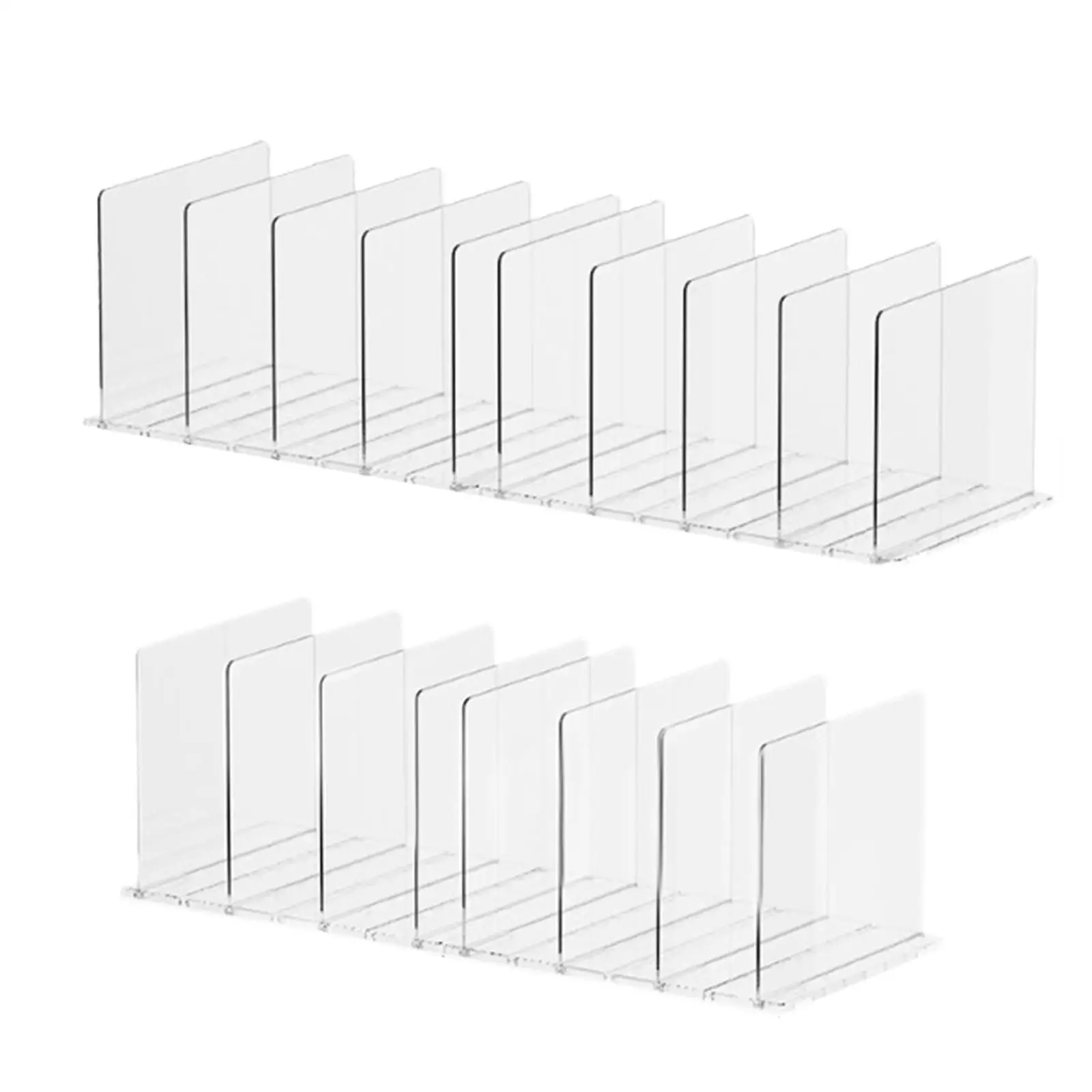 Purse Organizer for Closet Multifunction Bookshelf Separator Storage Shelf Divider for Bedroom Study Room Home Office Bathroom