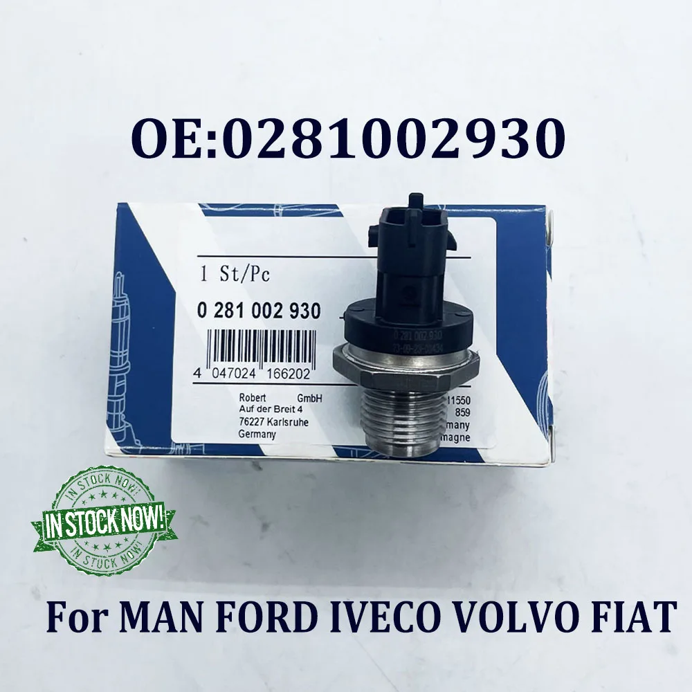 

0281002930 51274210233 504333094 Fuel Rail Pressure Sensor Regulator For MAN IVECO VOLVO FIAT 281002930