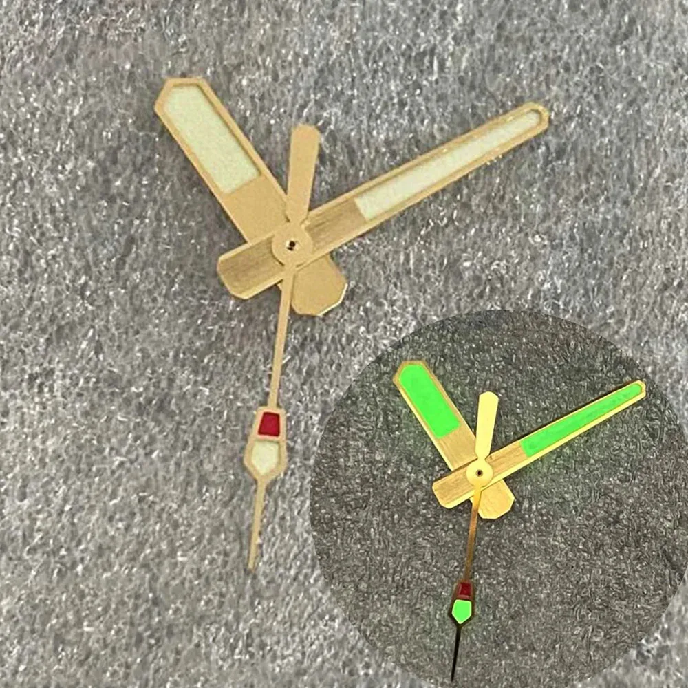 

Watch Hands C3 Green Luminous Pointers NH35 Hands for NH35 NH36 4R Movement Replacement Three Needles 3Pins Modification Parts