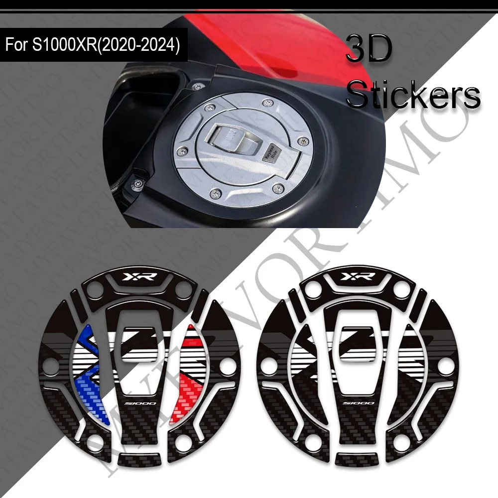 2020-2024 Accessori moto Fishbone Olio Combustibile Rilievo del Carro Armato di Protezione 3D Decalcomanie Per BMW S1000XR S1000 XR M1000 M1000XR