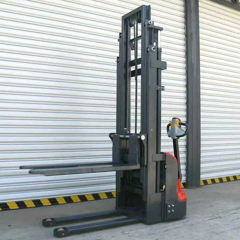Full Electric Stacker 1000kg 1500kg 2000kg Semi Electric Stacker Walking Stacker Forklift