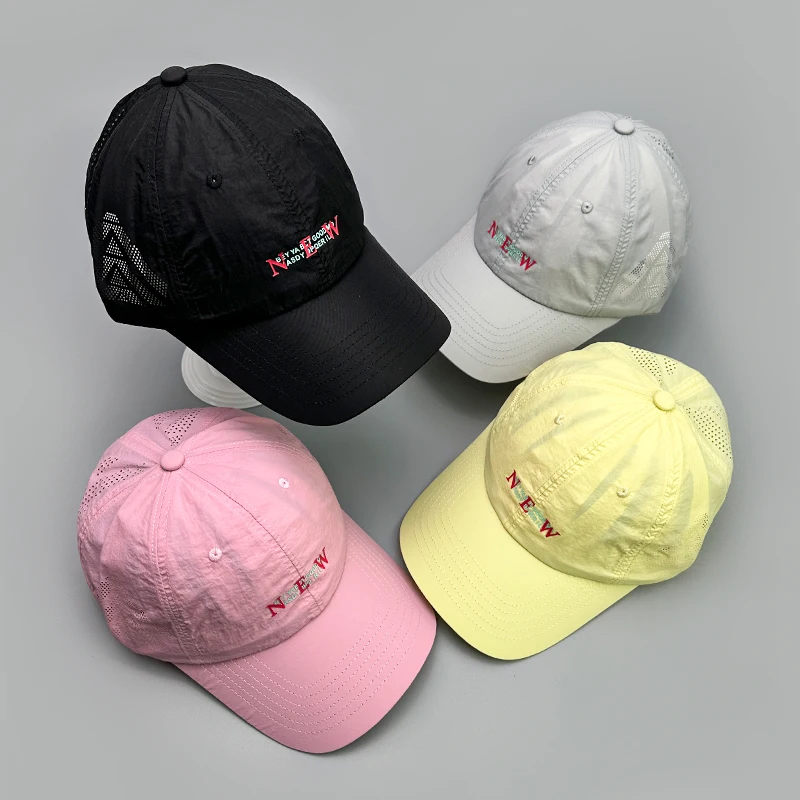 

Mesh Offset Printing Letters Baseball Hats Quick Drying New Men Women Breathable Sport Sunshade Versatile Casual Snapback Caps