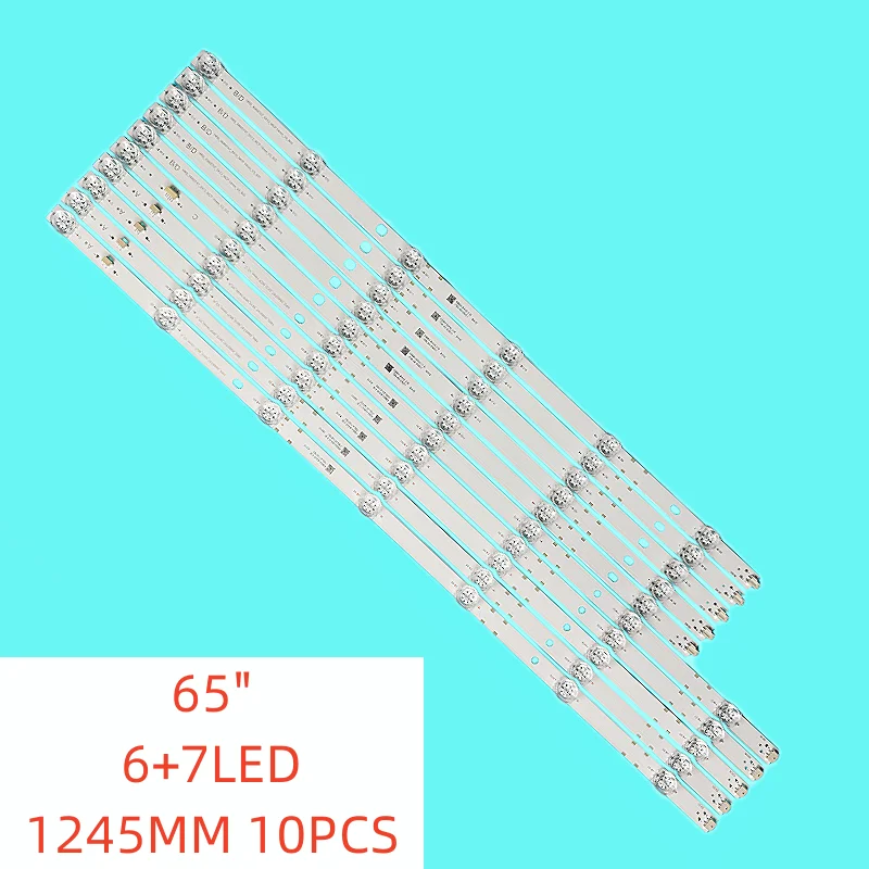 

10PCS/set 6+7lamps New LED Backlight for Xiaomi 65" TV L65M5-5S L65M5-5A HRS-XM65T47-5X13-MCPCB CRH-BP65303005138