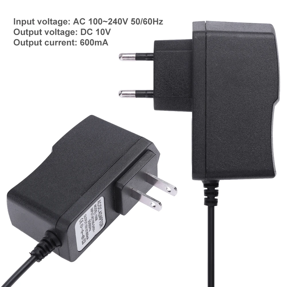 10V 600mA Power Supply Adapter Charger for Mindstorms EV3 9797 Battery