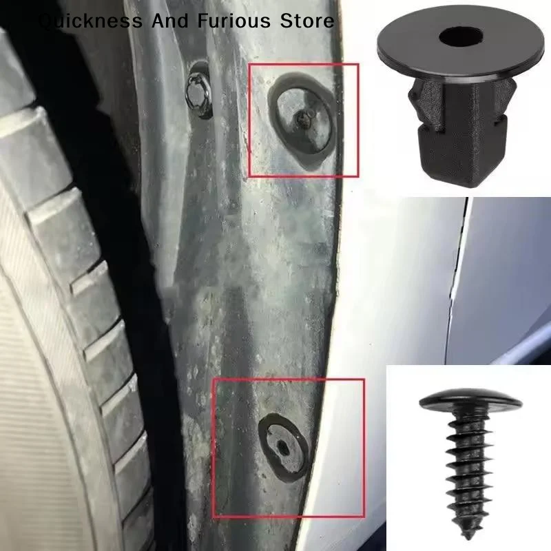 【MO】Car Mudguard Self Tapping Screw Base Nut Fasteners Clips For Land Cruiser Prado Corolla Rav4 Wildlander Vios