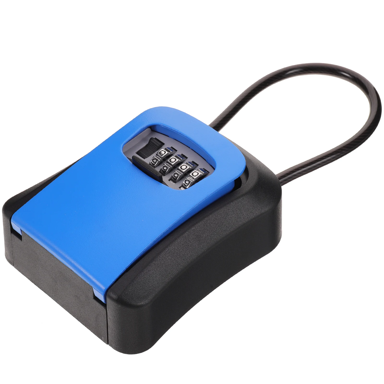 

4- Combination For Outdoor Key Lock Wall Mount Steel Wire Hook Security Key Storage Box Code Lock Safe Password Box