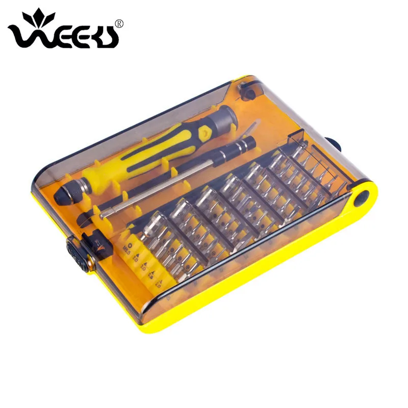 

Exquisite Clock Maintenance Tool 46 In 1 Screwdriver Accessories Multi-purpose Durable Maintenance Tools Household Tool Kit Firm