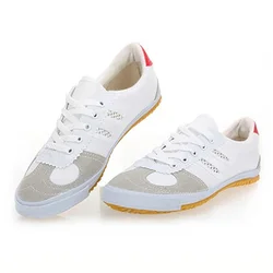 USHINE EU35-45 Volleyball Training Wushu KungFu Sports Canvas Students ShuangXing Shoes Men and Women