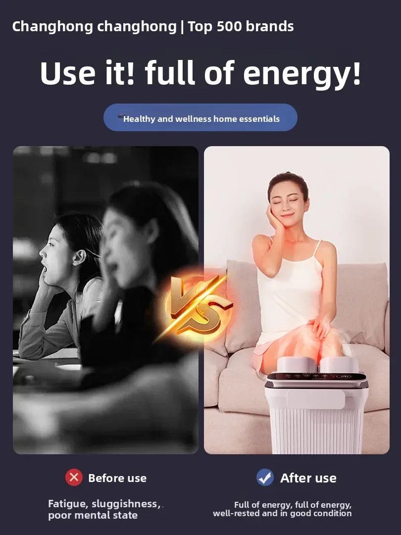 Intelligent Fully Automatic Deep Fumigation Massage Foot Bath Bucket Household Foot Care