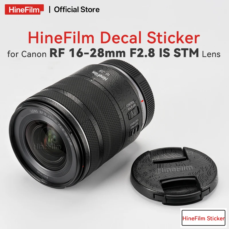 

Hinefilm Skin for Canon RF 16-28 F2.8 Lens Decal Skin for Canon RF16-28 F2.8 IS STM Lens Wrap Cover 1628 Sticker 16-28F2.8