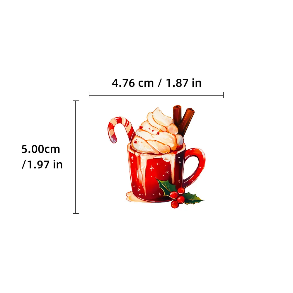 Picture 5: 100 Christmas Element Snowman Gnome Stickers Party Gift Decor Water Cup Computer Waterproof Graffiti Stickers Scrapbook Children