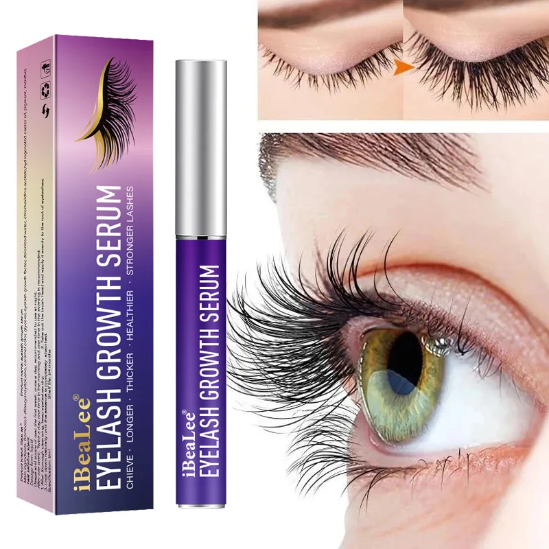 1pc Eyelash nutrition Solution thick, slender, long, nourishing and nourishing eyelash base repair natural transparent 8ml