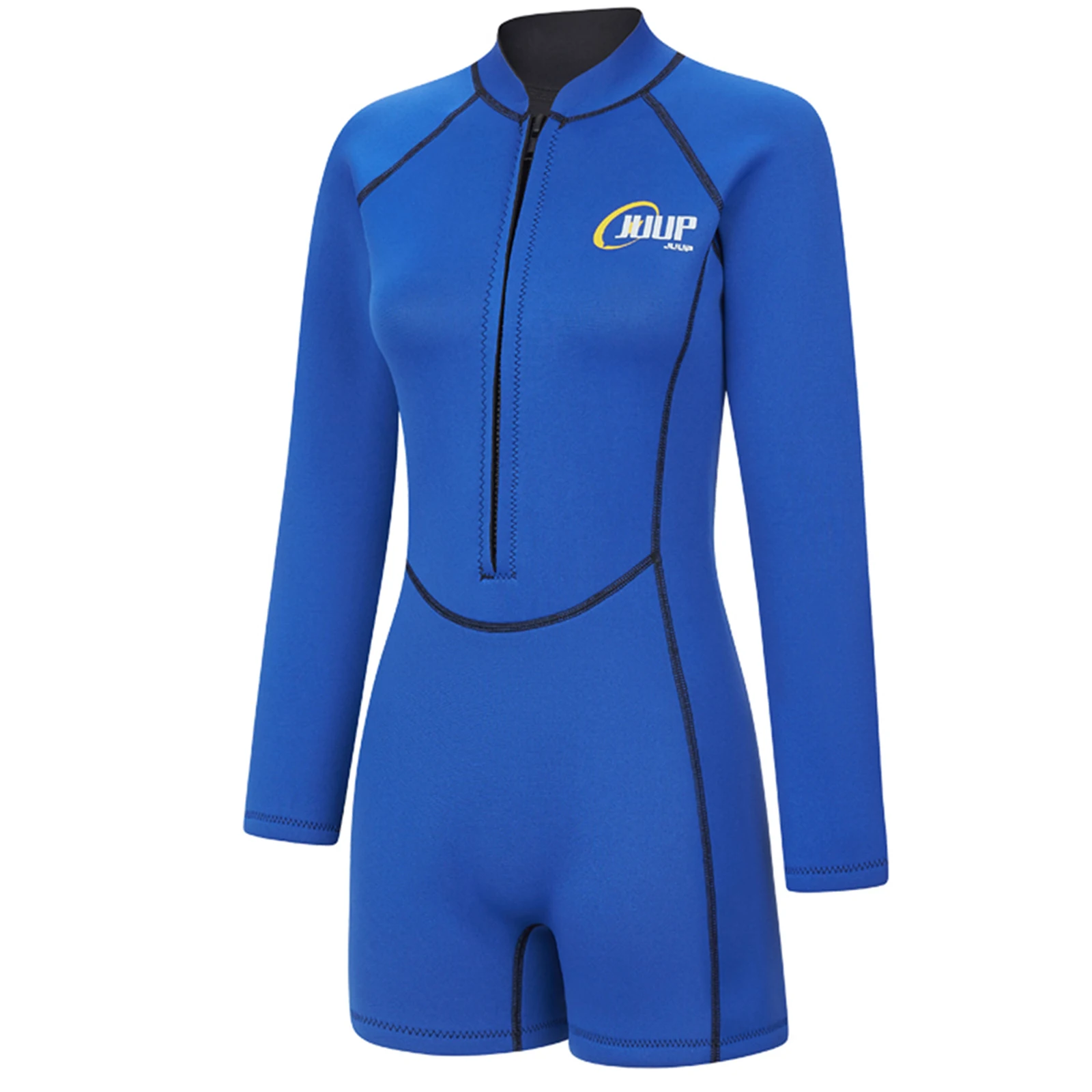 إمرأة 2.5 مللي متر النيوبرين قطعة واحدة ملابس السباحة طفح الحرس ملابس السباحة سستة الجبهة بذلة السباحة تصفح الغوص