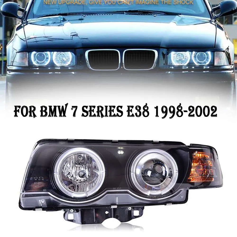 Pair car Headlight For 1998-2002 BMW 7 Series E38 730Li 740Li 750Li M760Li Projector Head Lights Headlamp Lamp