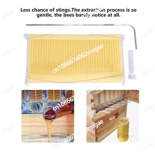 Automatic  Extraction Boxes Honey Spleen Plastic Hive Frames Beehives Self Flowing Honey Hive Frames