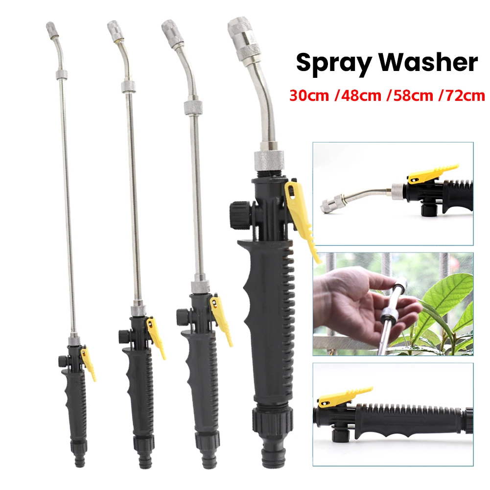 High Pressure Water Car Spray Garden Lawn Flower Watering Hose Nozzle Sprinkler for Car Driveway Sink Tile Cleaning