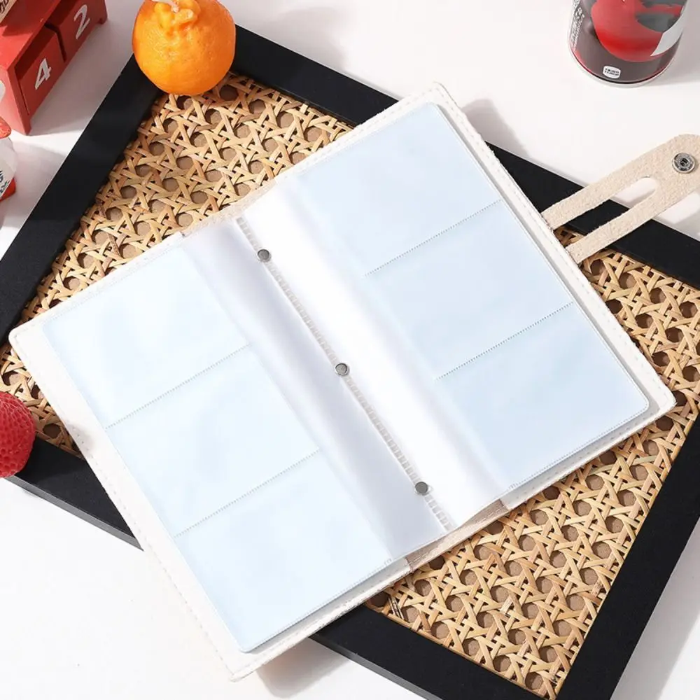 Pu Leather Money Savings Challenges Portable Tear Resistant Envelope Challenge Binder Money Album Storage Card Holder