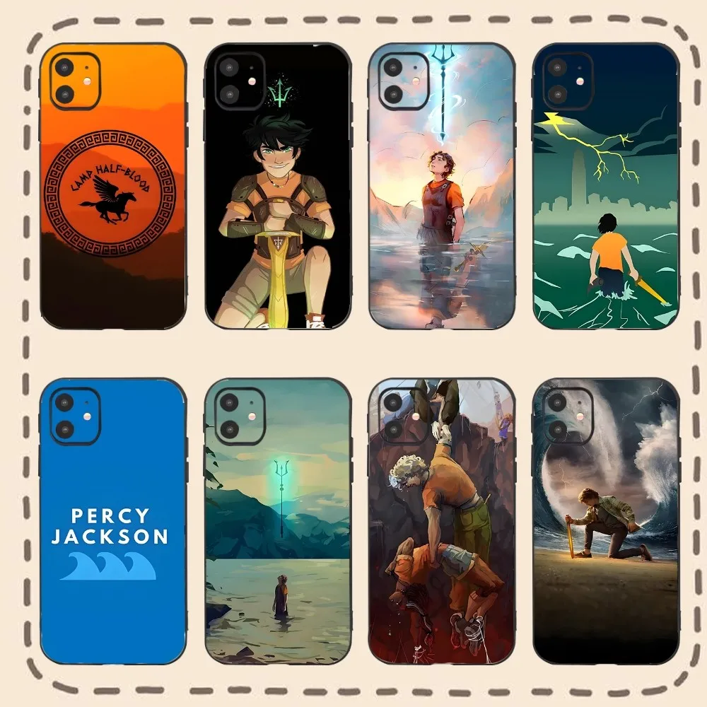 P-Percy Jackson Phone Case For Iphone 15 11 13 14 16 Pro Max 7 8 Plus X Xr Xs Max Se2020 12mini Cover Case