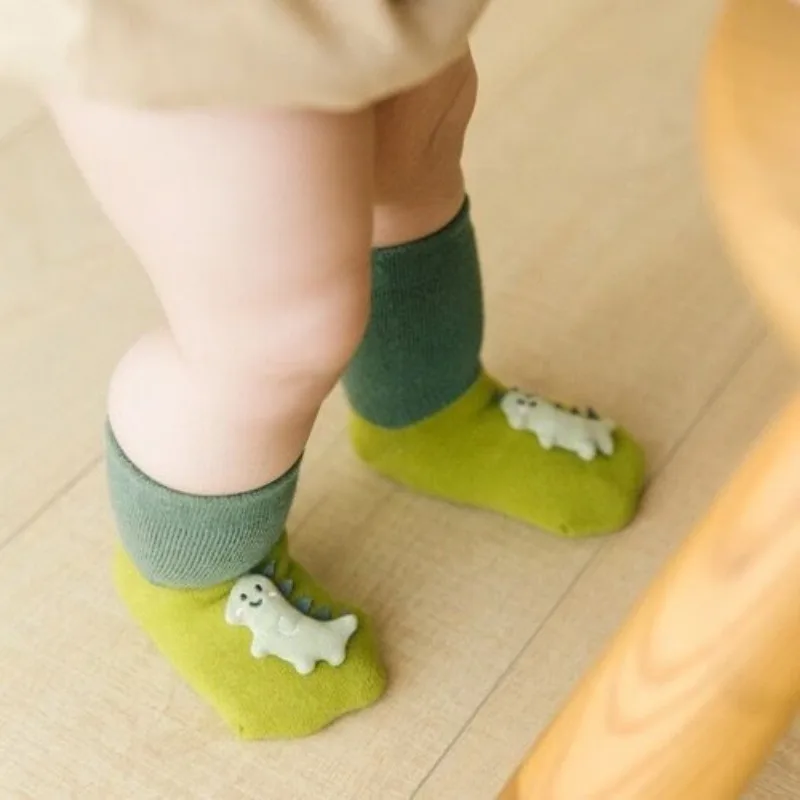 Cotton Baby Floor Socks Winter Thickened Anti Slip Newborn Learning Socks Cute Super Cute Design
