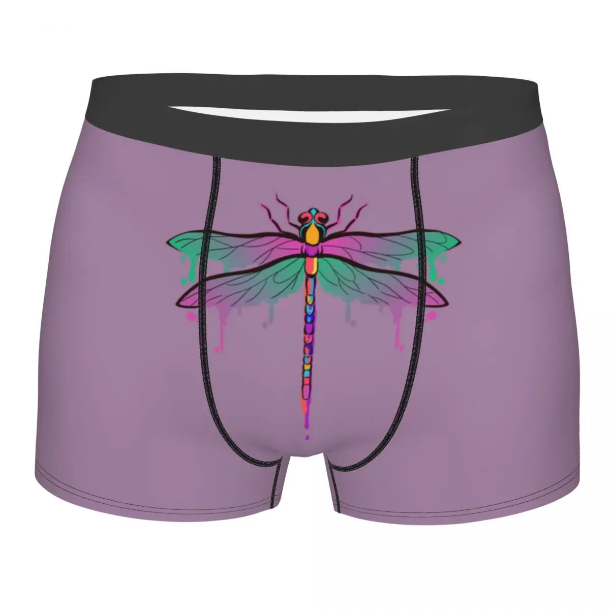 

Custom Male Cool Dragonfly Lovers Men Underwear Boxer Briefs Breathable Shorts Panties Underpants