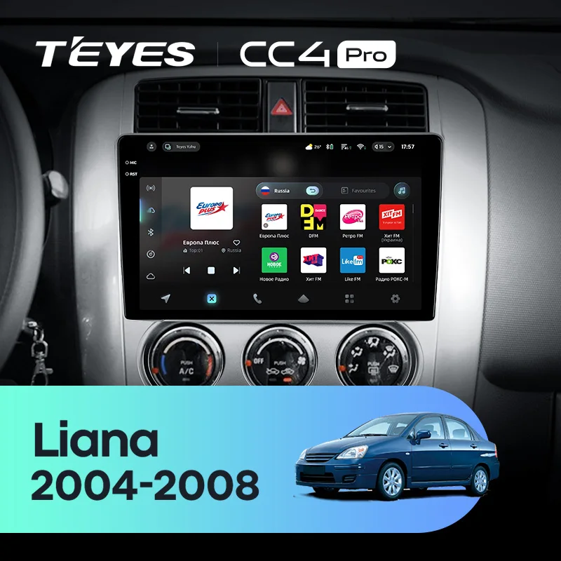 TEYES CC4 PRO For Suzuki Liana 1 2004 - 2008 CarPlay Radio Multimedia Stereo Car play Android Auto 2DIN Autoradio