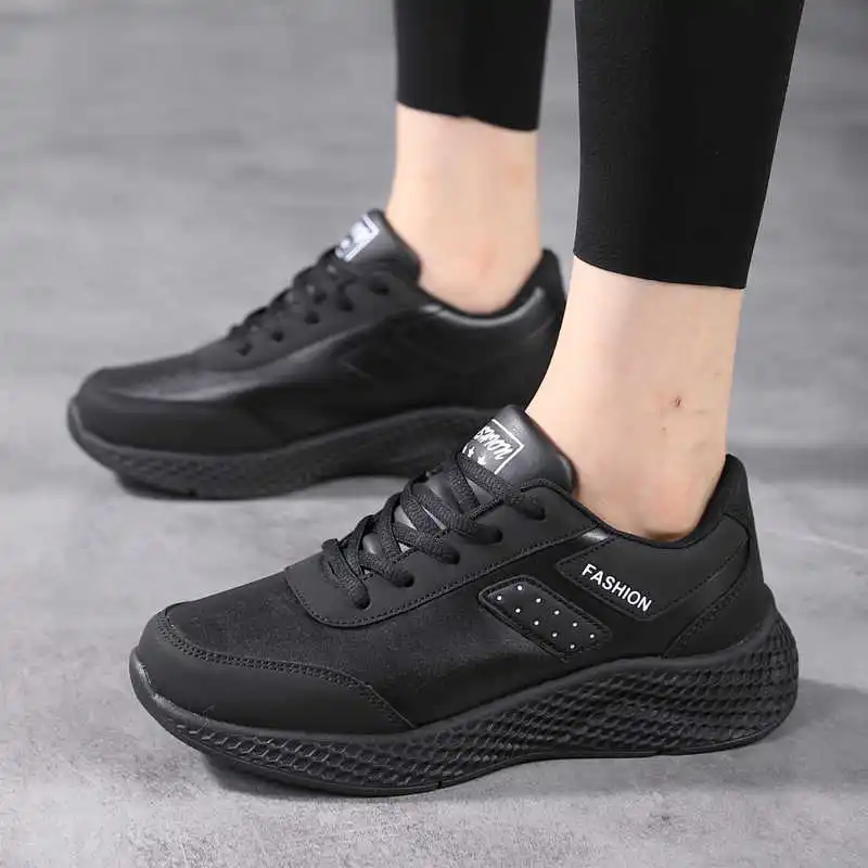 

Ecoleather Platform Best Ladies Vulcanize Luxury Shoes Woman Vip Sneakers 41 Sport Functional Super Cozy Sapatilla Basket