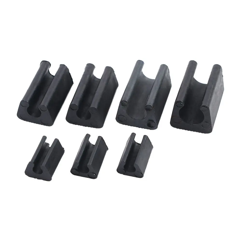 U Shaped Tilt Tubing Caps Floor Protector Furniture Feet Anti-Front Tube Rear Pad Stool Pipe Clamp Chair Leg Pad Damper