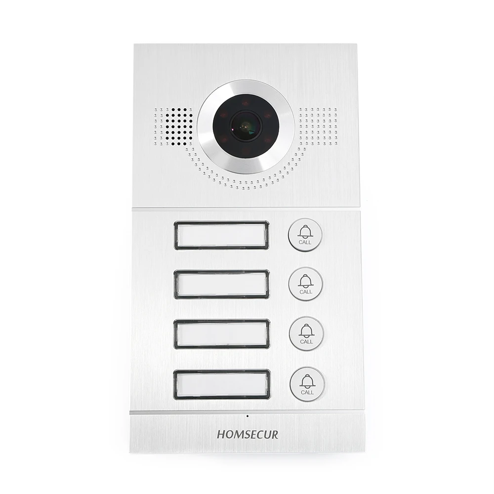 Waterproof 170°  B12DF-S Outdoor Unit For HDK 4-Apartment Video Door Phone Set