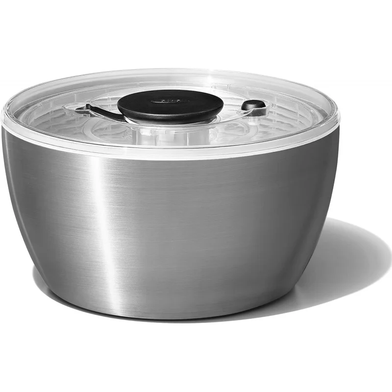 

Спиннер для салата Good Grips из нержавеющей стали, 6,34 кварты.