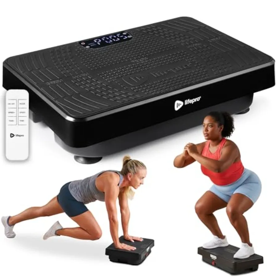 

VibraNano Mini Vibration Plate Exercise Machine — Ultra Compact, 120 Speeds and 5 Presets Super Quiet Oscillating Vibrating Pla