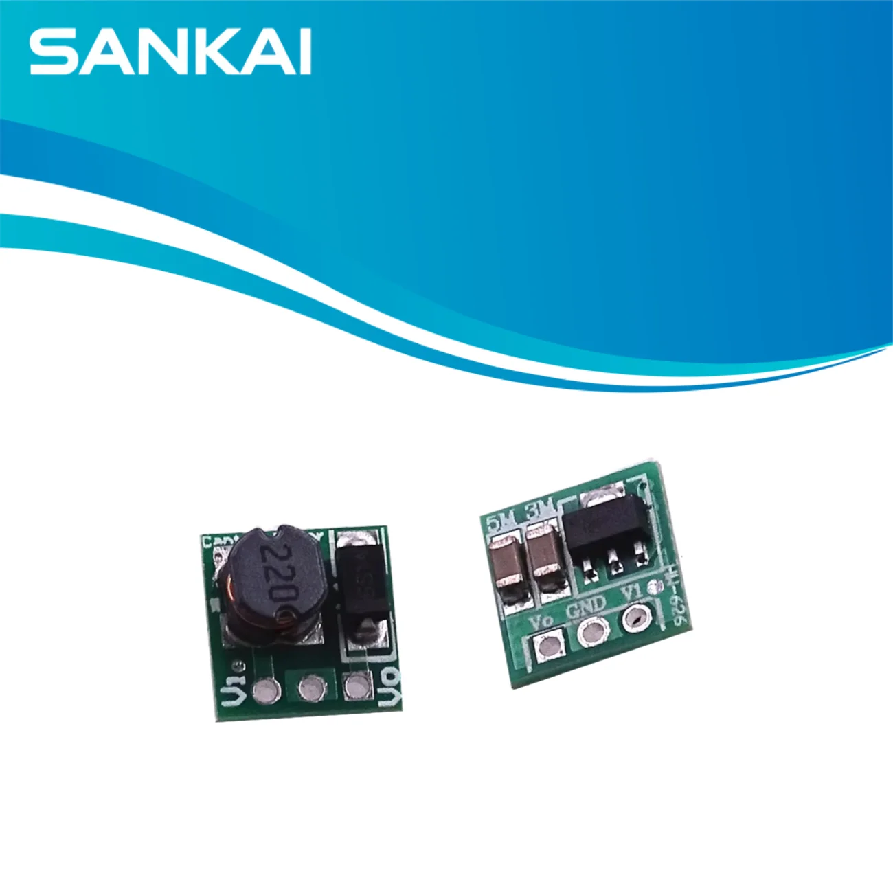100Pcs DC-DC Boost Module 0.9-5V to 5V, 1.5V 1.8V 2.5V 3.3V 3.7V 4.2V to 5V Step-Up Converter