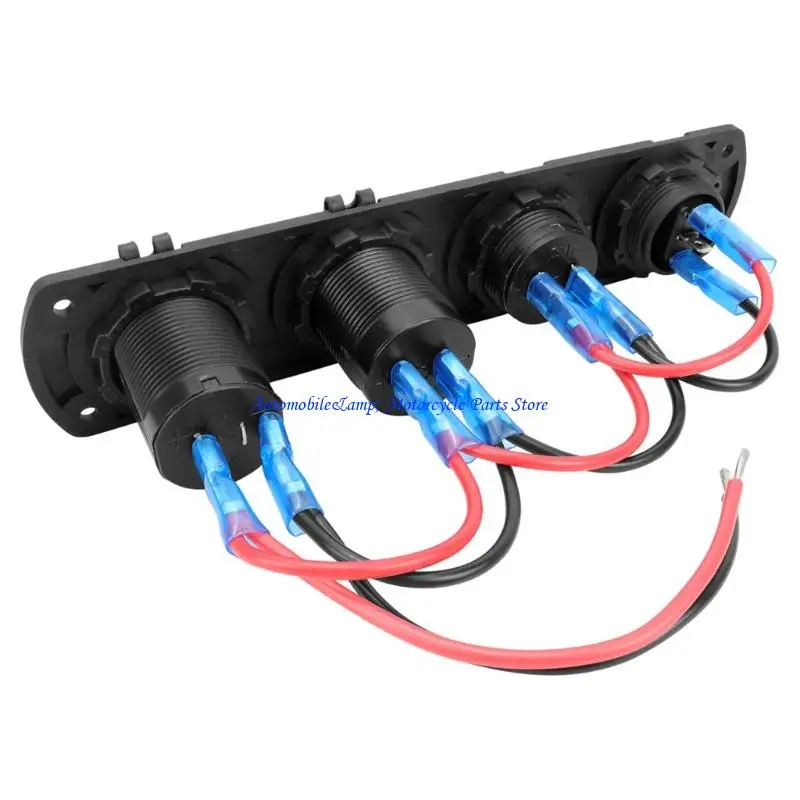 

H7BD Sturdy Boat Control Panel In 4 Positions With Power Monitor For Trucks ATVs Campers