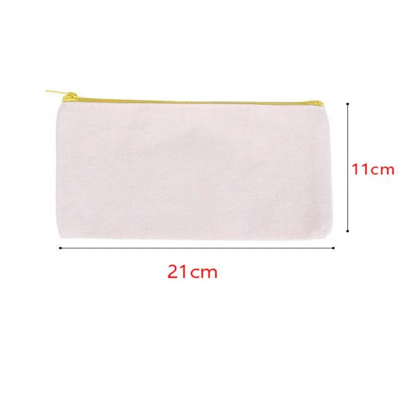 Multipurpose Cosmetic Bag Makeup Pouches with Zipper Cotton Canvas Storage Pencil Pouch Travel Toiletry косметичка DIY Design