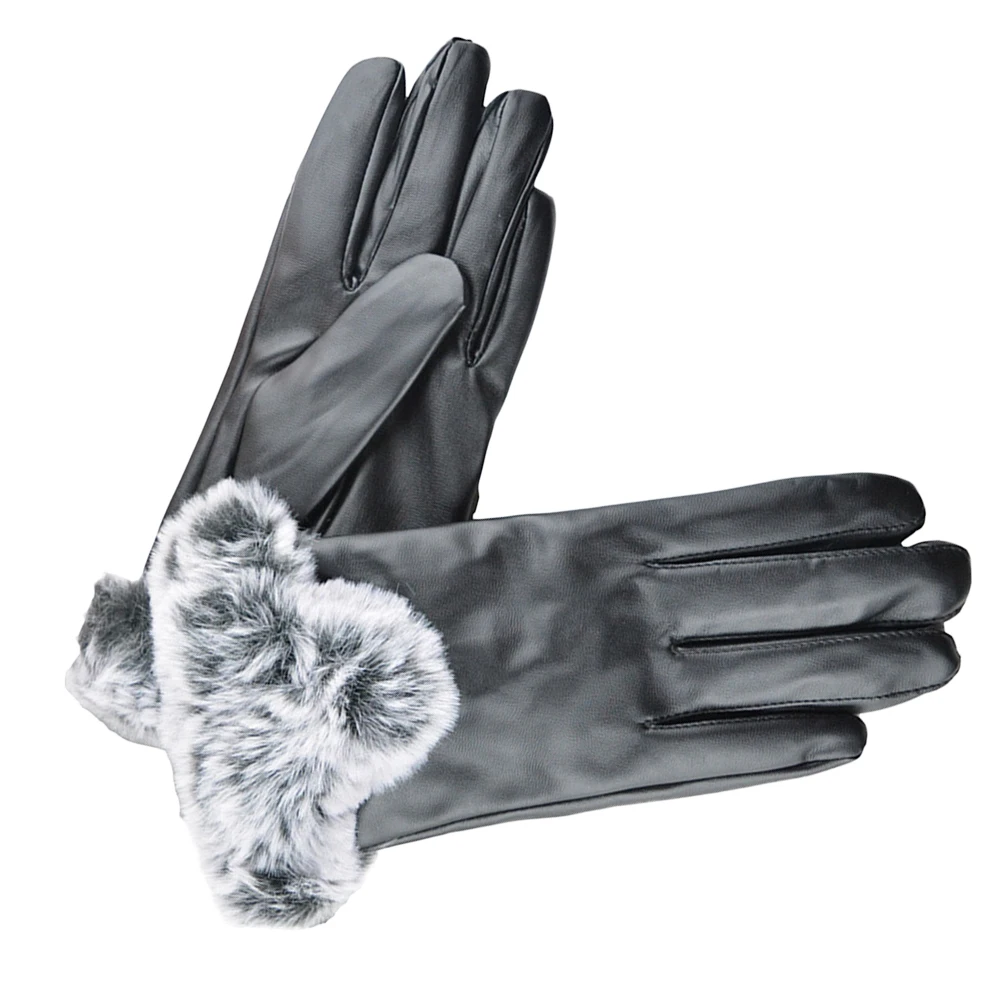 

Fleece Warm Gloves Winter Thicken Cycling Touchscreen Windproof Outdoor Sports Gloves Hand Protection Soft Material Anti Slip