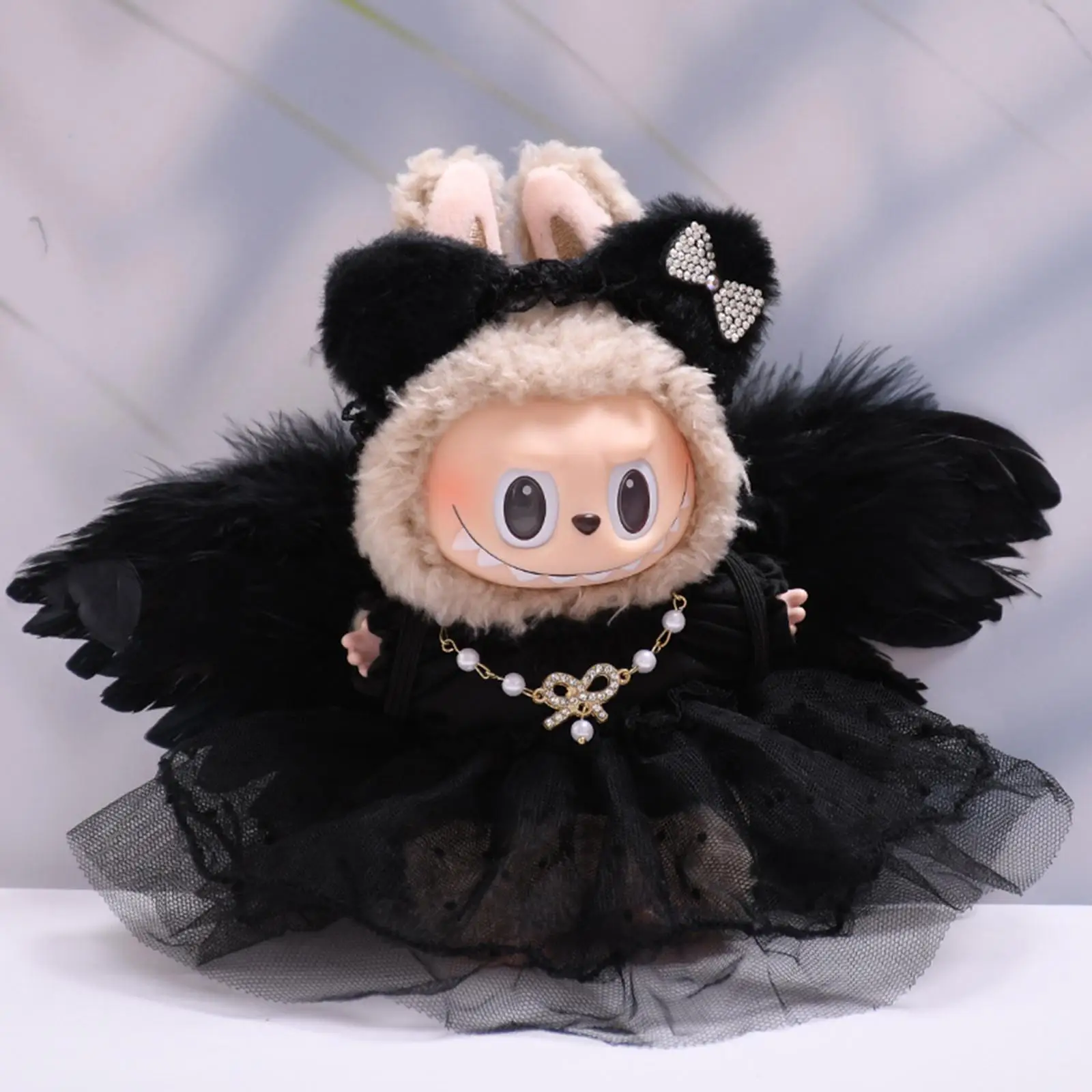 

Одежда для куклы для девочек, платье, стильная милая для маленьких девочек, плюшевые аксессуары для кукол, мягкая одежда для куклы, мини-одежда для куклы 15 см