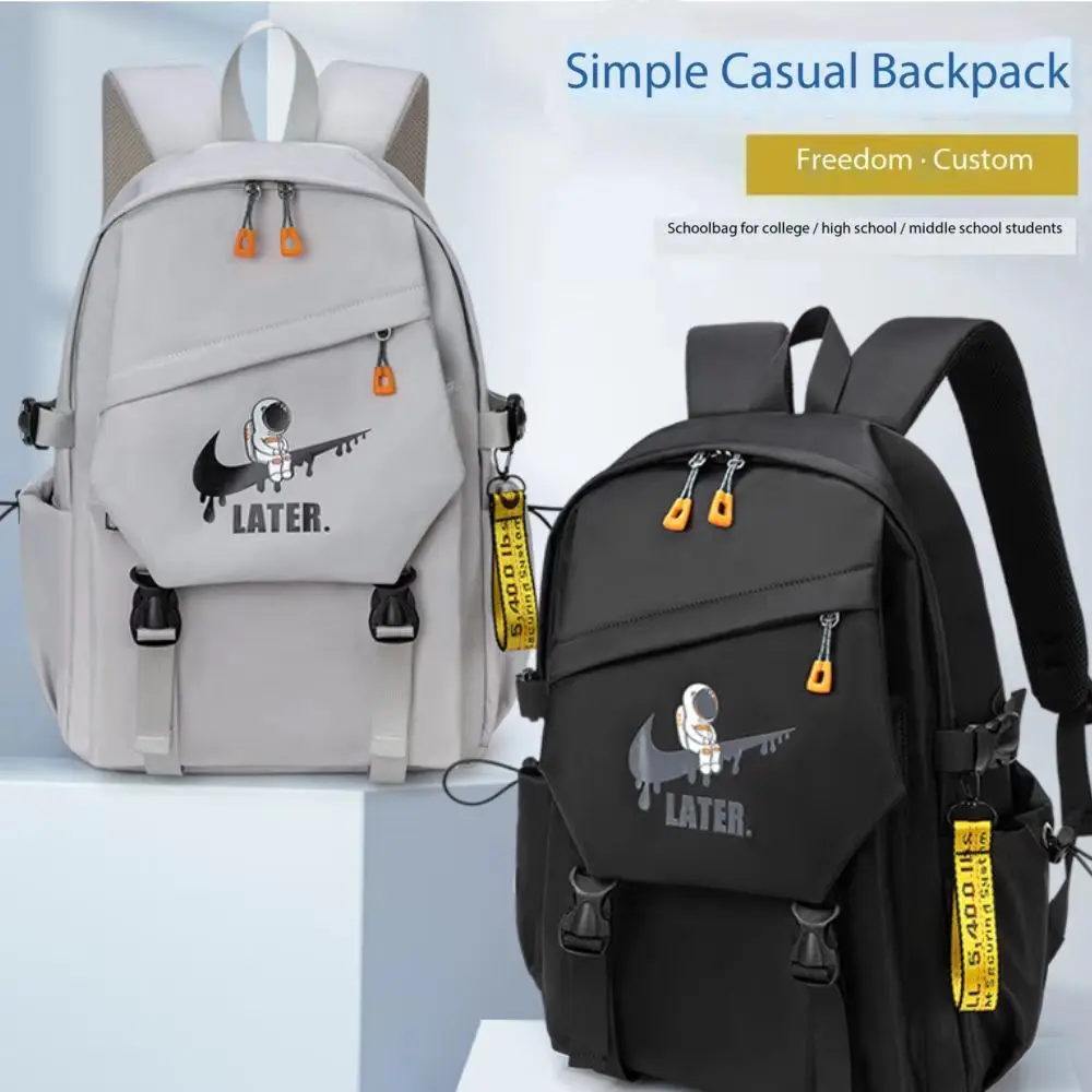 

Co branded astronaut backpack, men's leisure travel backpack, middle school, high school, college student backpack, computer bag