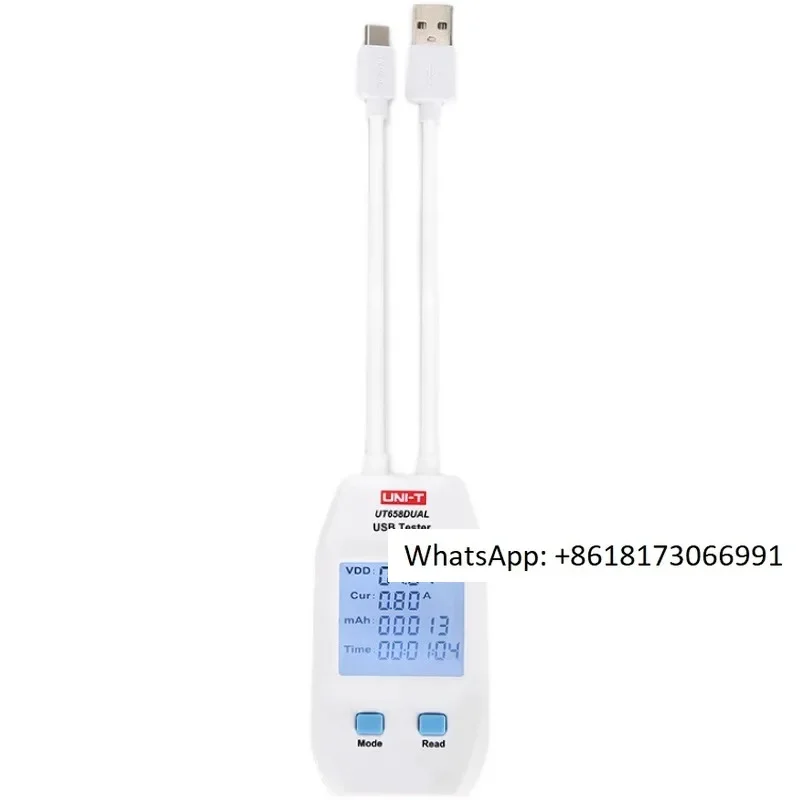 

USB-тестер Ulide UT658C/UT658B/UT658DUAL, детектор емкости напряжения аккумуляторной батареи
