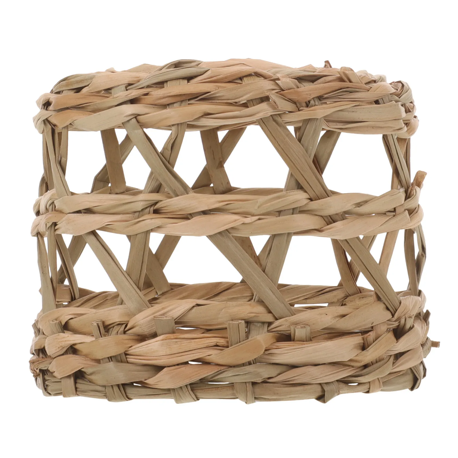 

1pcs Creative Lamp Shade Straw Woven Rustic Style Hanging Lamp Cover For Ceiling Pendant Light Indoor Decor Replacement
