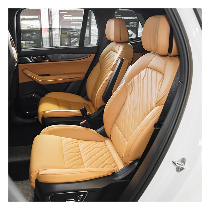 Made for Car Seat Cover for 5 Seats High Quality Nappa Leather Original  Fit for 2021-2024 Lynk & Co 09 EM-P