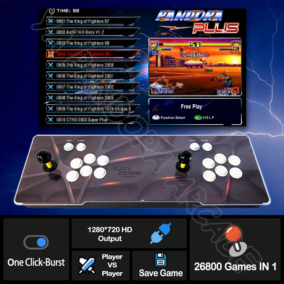 26800 in 1 最新パンドラ DX プラスボックスレトロアーケードゲーム機