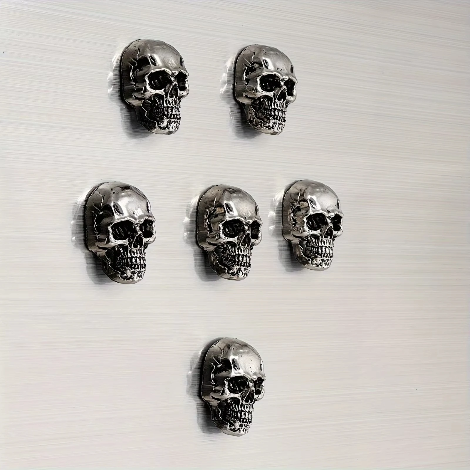 Gothic Skull Stainless Steel Refrigerator Magnets The Hymn to the Sun