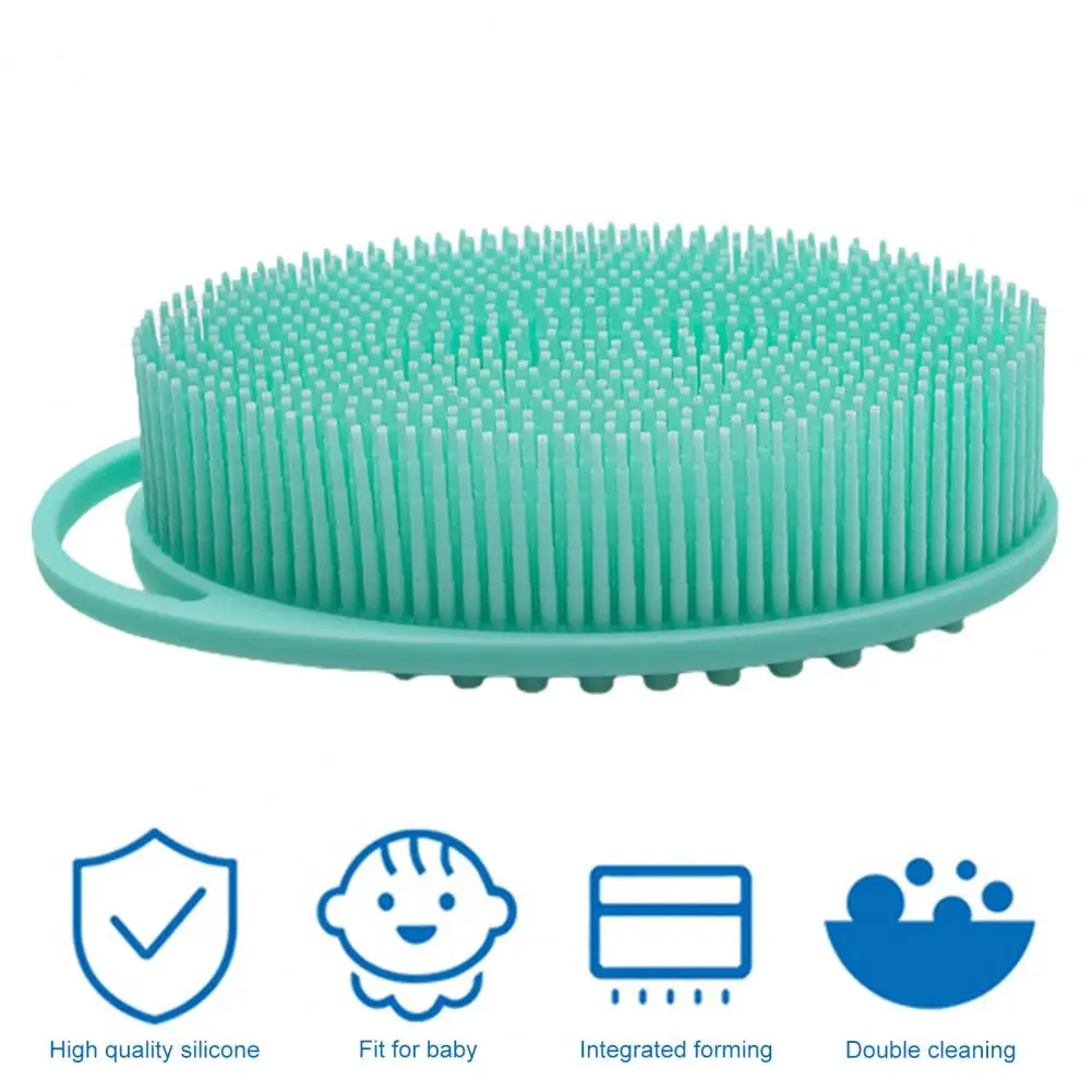 Dead Skin Cells Removal Brush Silicone Body Scrubber Brush Exfoliating Bath for Men Women Easy Hang Design Shower Loofah