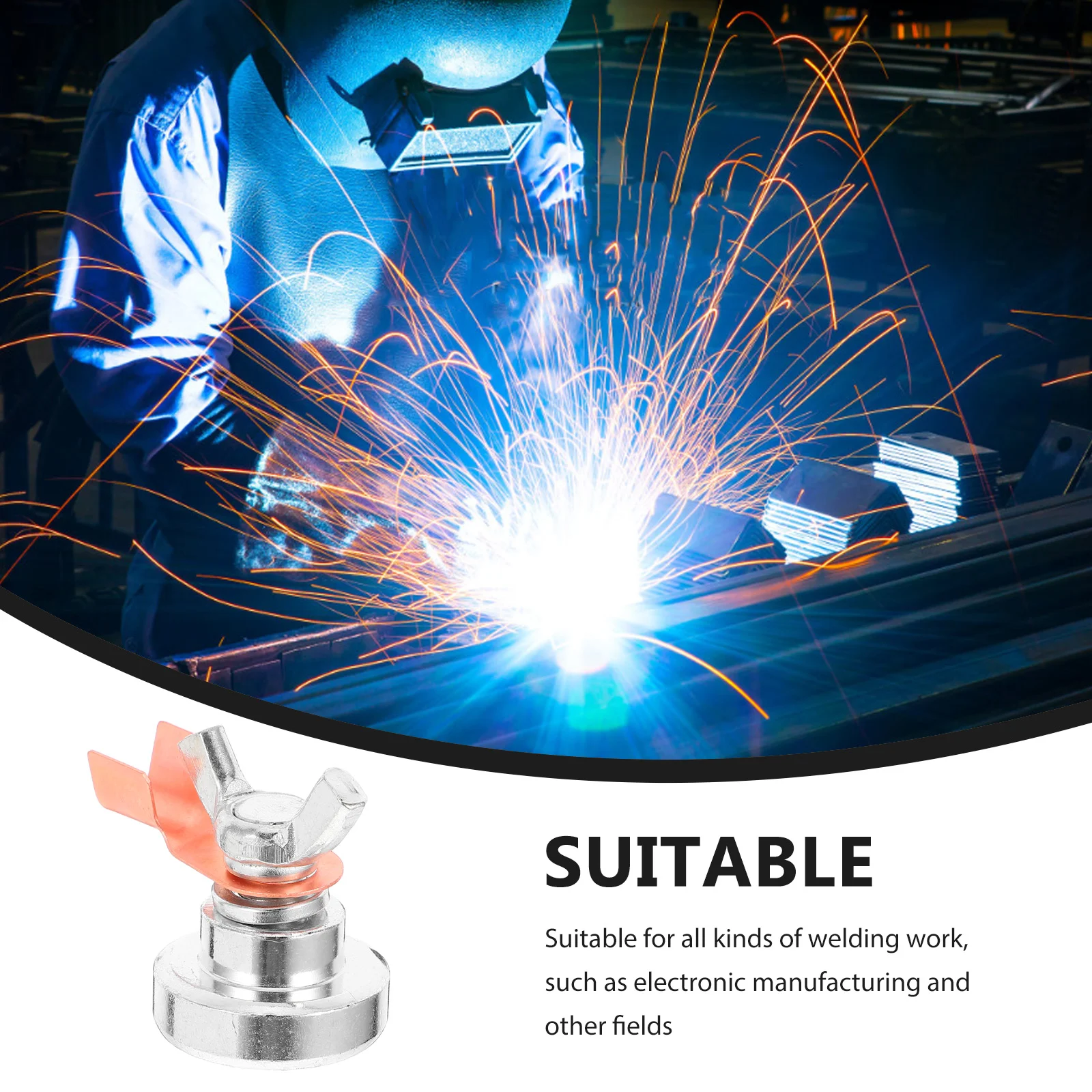 Welding Ground Clamp Accessories Magnets and Clamps Railing Magnetic Support Iron