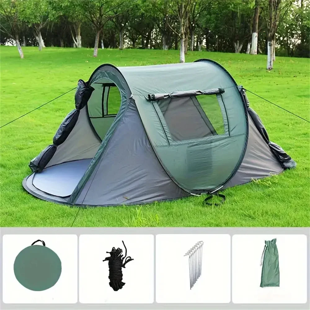 

Tent outdoor fully automatic 5-8 person household rainproof and insect-proof indoor and outdoor adult and children tent sunshade