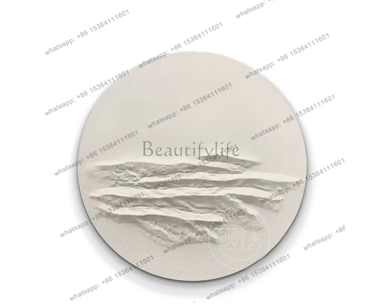 Entrance decorative painting round 3d three-dimensional relief texture hanging painting minimalist living room wall painti
