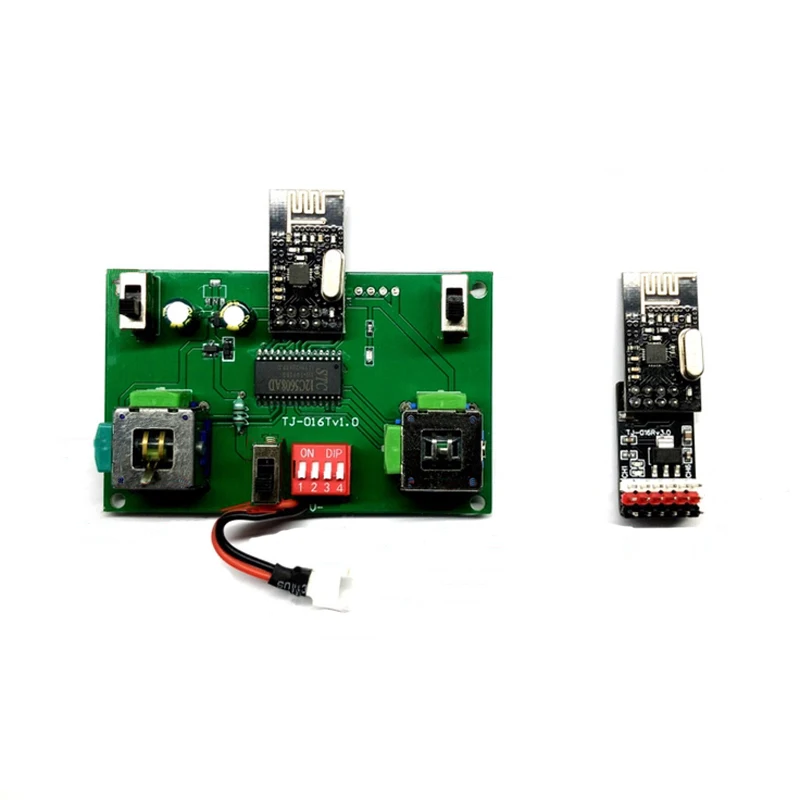 

1Set DIY Remote Controller Radio Sytem Parts 300 Meters Distance 2.4G 6ch Transmitter Receiver Board for RC Aircraft Cars Boats