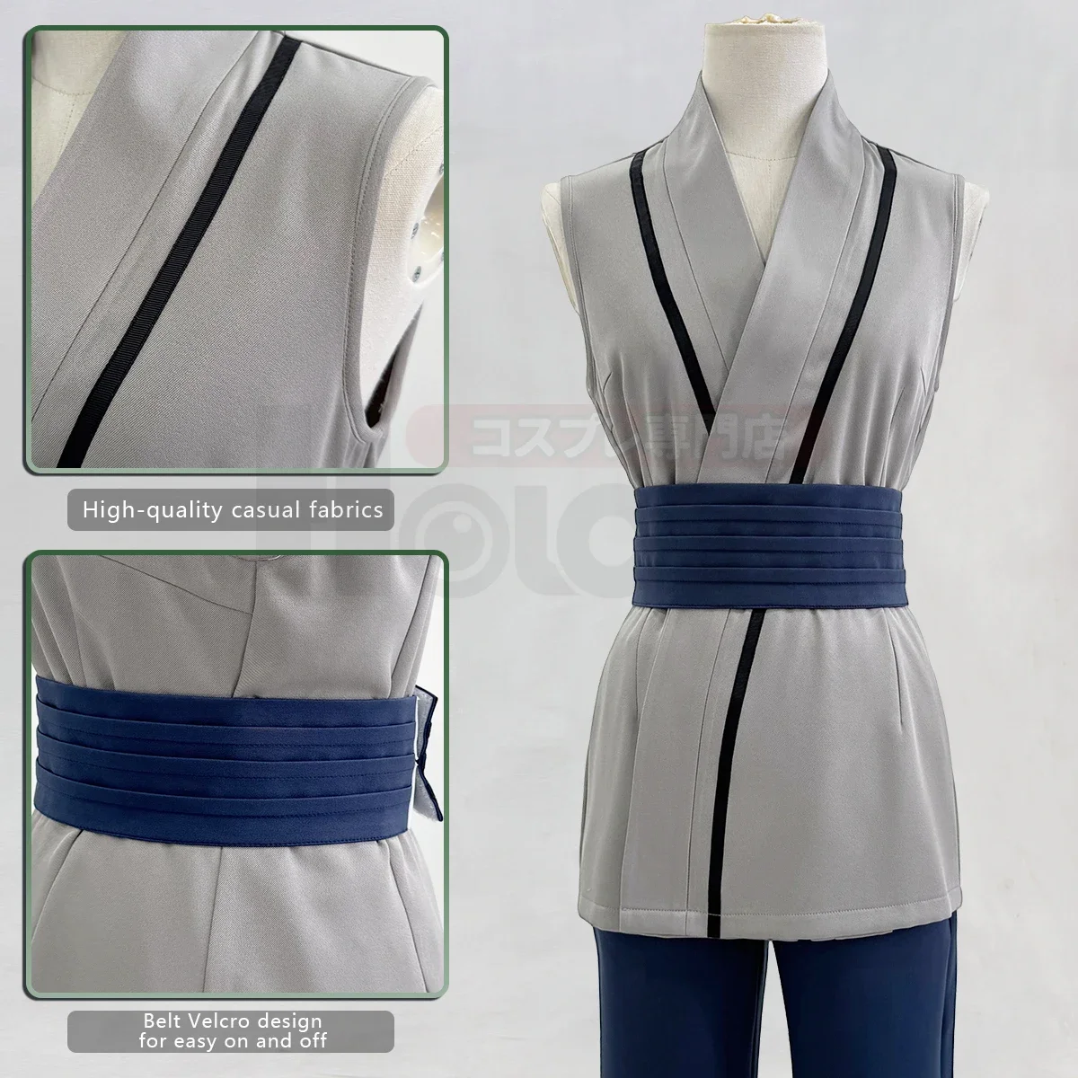 Cosplay Anime Tsunade Cosplay disfraz bordado Haori Top pantalones cinturón Halloween Navidad regalo Cos convención