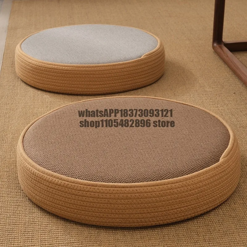 Seat cushions, living room balcony, bay windows, tatami, home floor, thickened Buddha worship seat stool