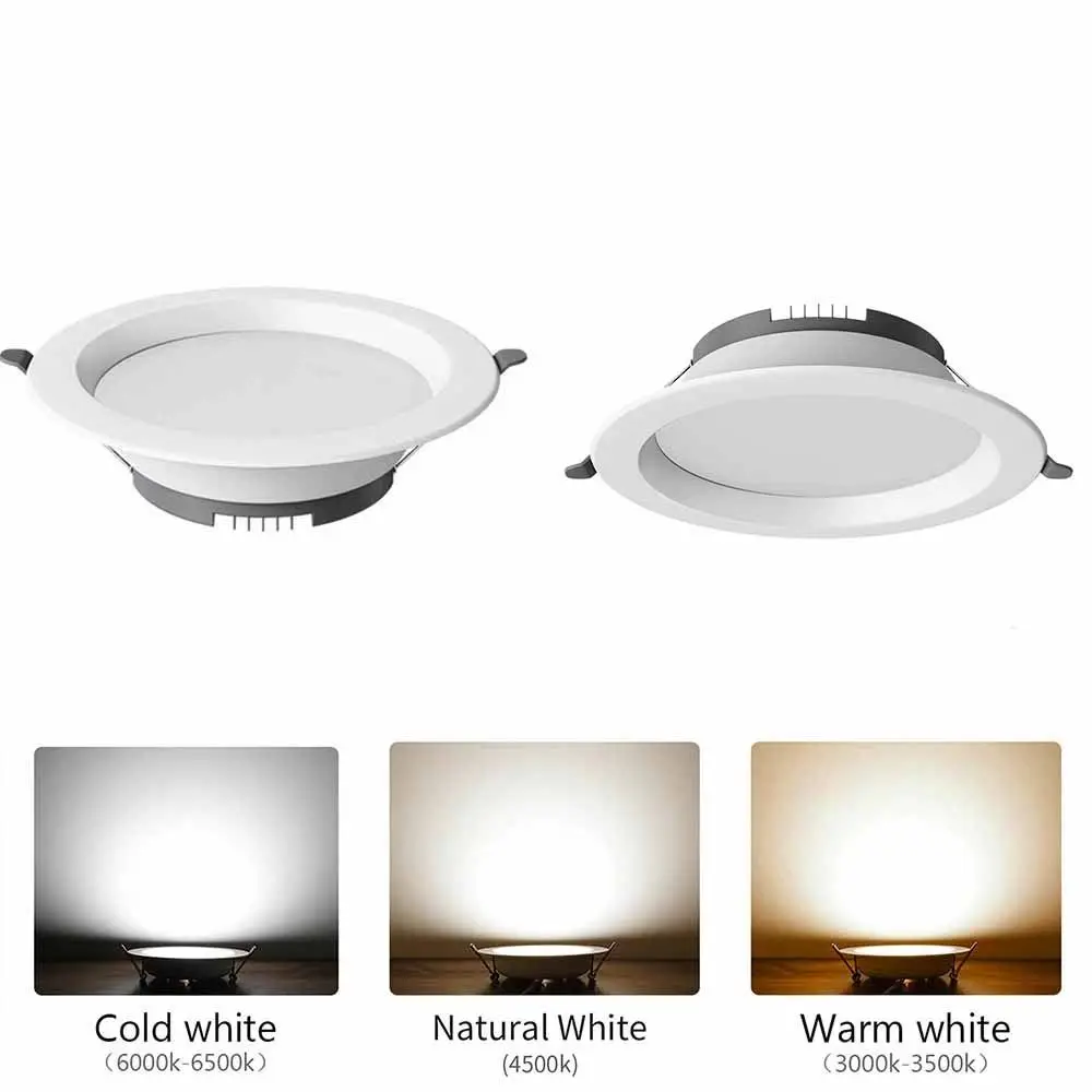 Small Recessed LED Downlight Round Spot Light Down Lights 220V Anti glare Ceiling Lamp Indoor